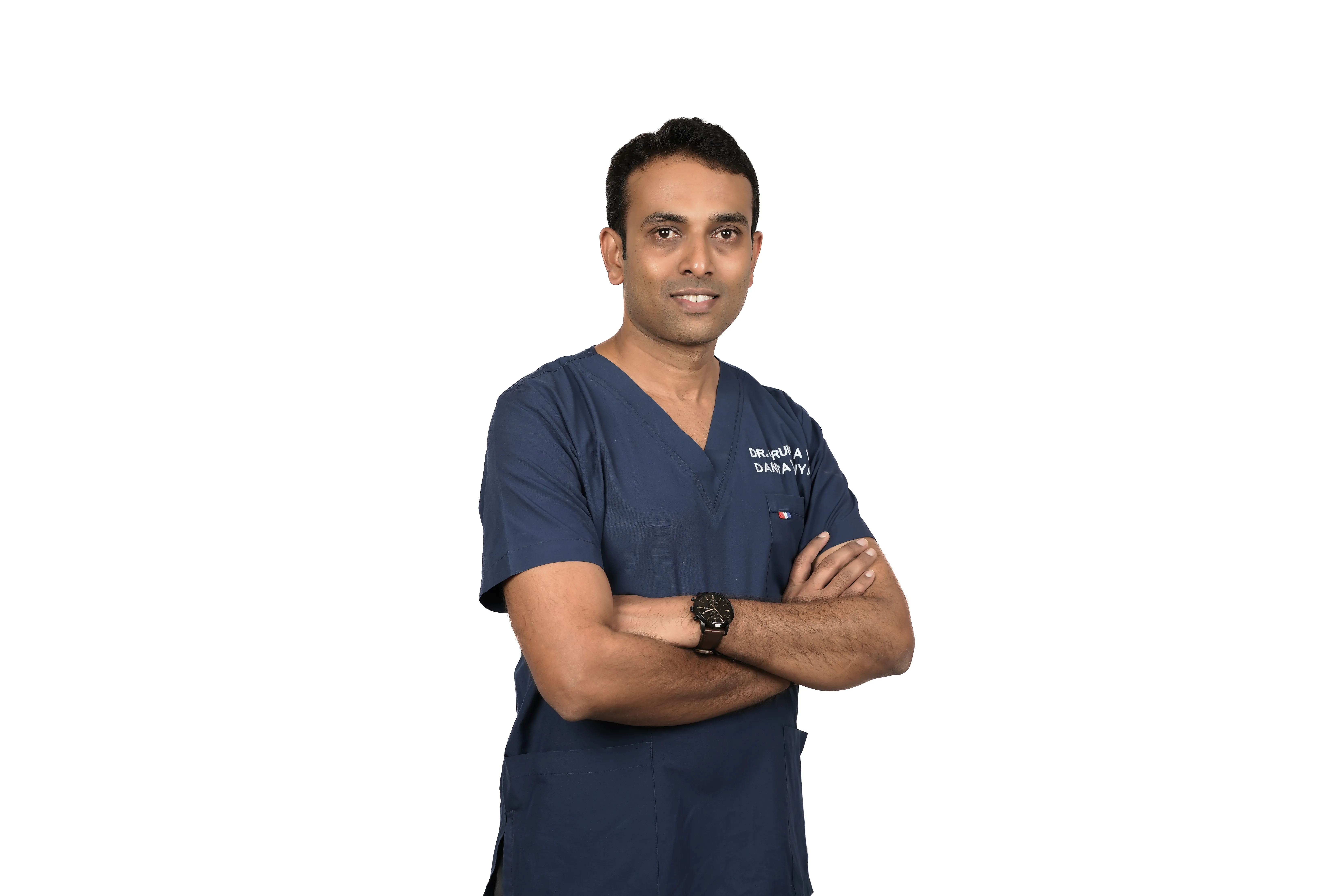 Before and after Invisalign results by Dr. Arun A V at Danta Vinyas Dental Clinic Bangalore