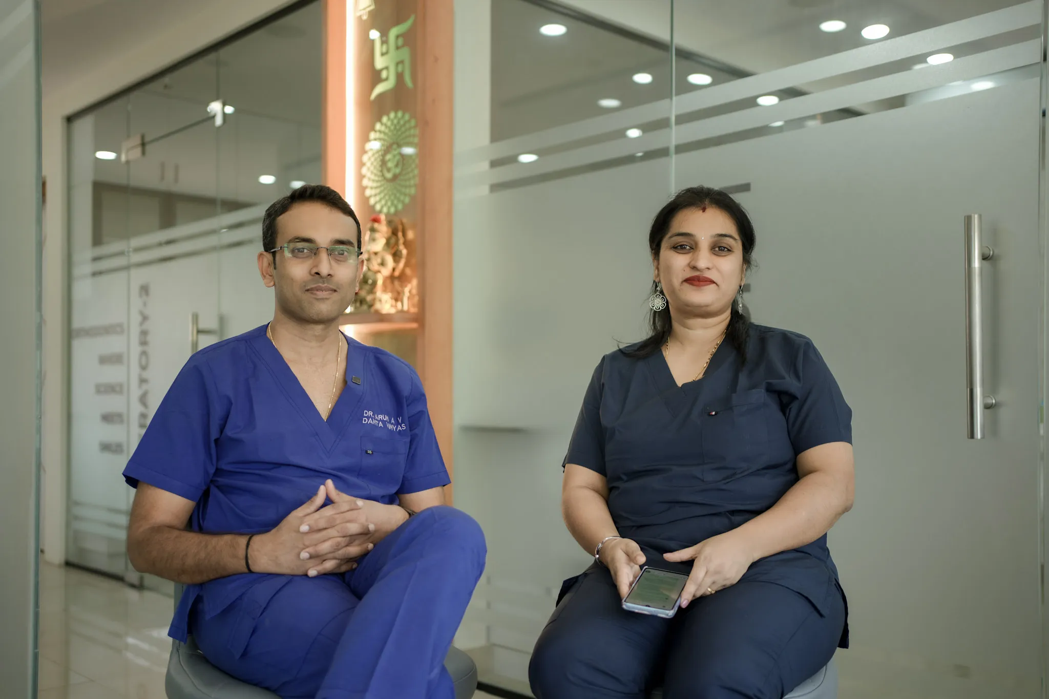 Orthodontic doctor examining teeth in Sahakar Nagar, Bangalore